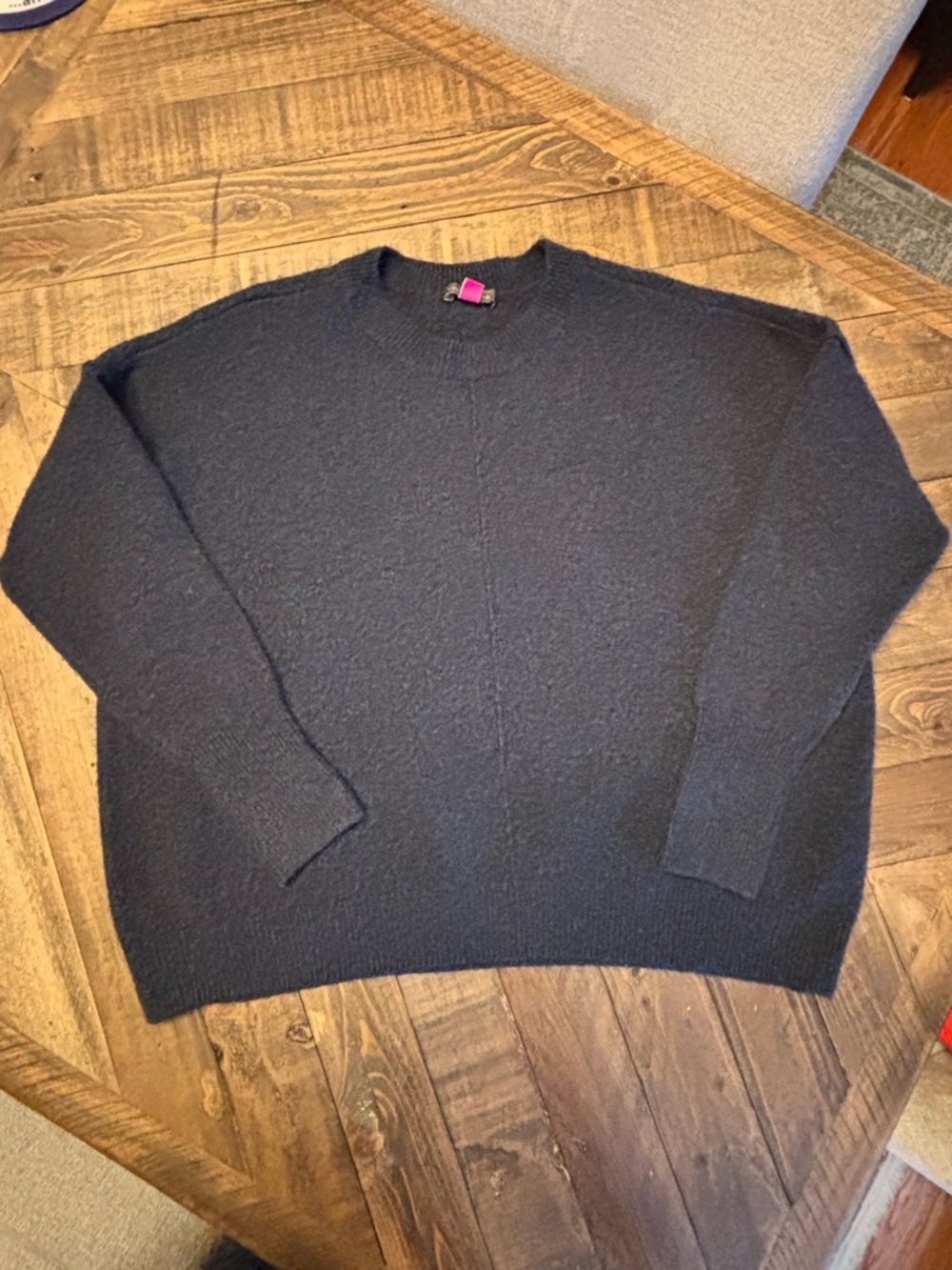 Vince Camuto Women’s Cozy Crewneck Sweater in Deep Navy